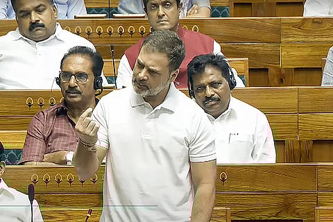 Leader of Opposition Rahul Gandhi